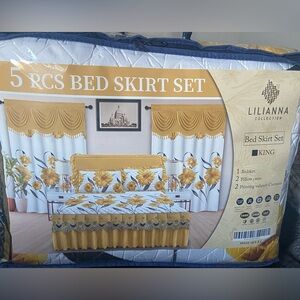 Liliana Yellow Floral Bedding Set
